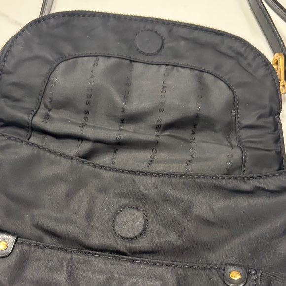 Marc Jacobs Black Nylon Crossbody with Gold Accents - Picture 13 of 17